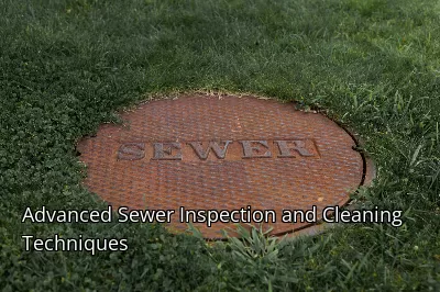 Advanced Sewer Inspection and Cleaning Techniques Advanced Sewer Inspection and Cleaning Techniques