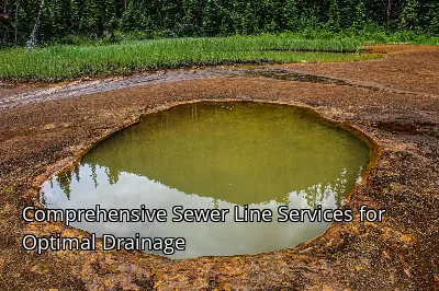 Comprehensive Sewer Line Services for Optimal Drainage Comprehensive Sewer Line Services for Optimal Drainage