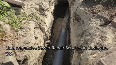 Comprehensive Sewer Repair Services in Covington, WA Comprehensive Sewer Repair Services in Covington, WA