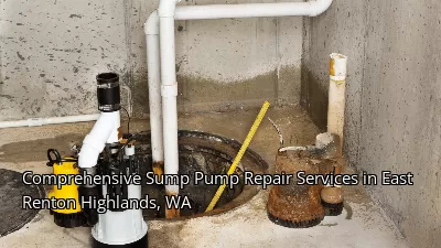 Comprehensive Sump Pump Repair Services in East Renton Highlands, WA Comprehensive Sump Pump Repair Services in East Renton Highlands, WA
