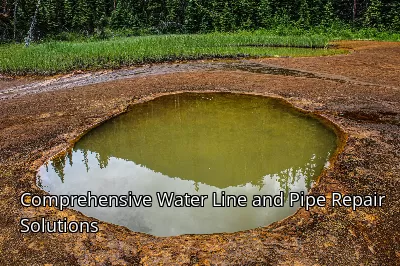 Comprehensive Water Line and Pipe Repair Solutions Comprehensive Water Line and Pipe Repair Solutions