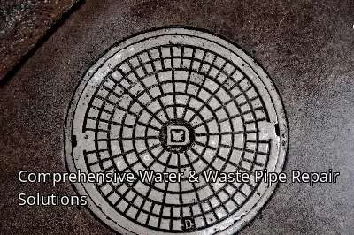 Comprehensive Water & Waste Pipe Repair Solutions Comprehensive Water & Waste Pipe Repair Solutions