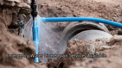 Emergency Water Line Repair Services Available Emergency Water Line Repair Services Available