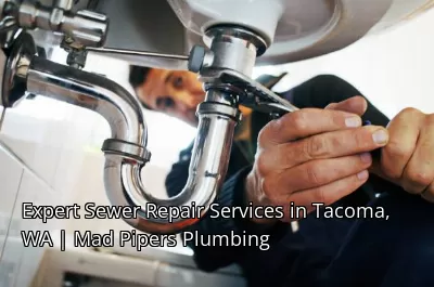 Expert Sewer Repair Services in Tacoma, WA | Mad Pipers Plumbing Expert Sewer Repair Services in Tacoma, WA | Mad Pipers Plumbing
