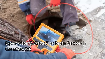 Expert Water & Waste Pipe Repair Services in Carnation, WA Expert Water & Waste Pipe Repair Services in Carnation, WA