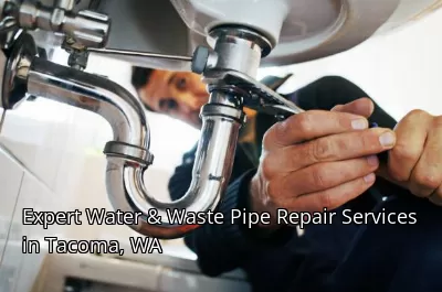 Expert Water & Waste Pipe Repair Services in Tacoma, WA Expert Water & Waste Pipe Repair Services in Tacoma, WA
