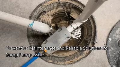 Preventive Maintenance and Reliable Solutions for Sump Pump Issues Preventive Maintenance and Reliable Solutions for Sump Pump Issues