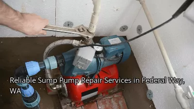 Reliable Sump Pump Repair Services in Federal Way, WA Reliable Sump Pump Repair Services in Federal Way, WA