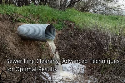 Sewer Line Cleaning: Advanced Techniques for Optimal Results Sewer Line Cleaning: Advanced Techniques for Optimal Results