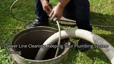 Sewer Line Cleaning: Keeping Your Plumbing System Flowing Sewer Line Cleaning: Keeping Your Plumbing System Flowing