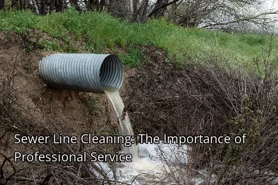 Sewer Line Cleaning: The Importance of Professional Service Sewer Line Cleaning: The Importance of Professional Service
