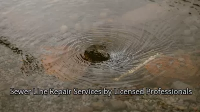 Sewer Line Repair Services by Licensed Professionals Sewer Line Repair Services by Licensed Professionals