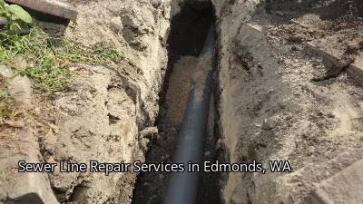 Sewer Line Repair Services in Edmonds, WA Sewer Line Repair Services in Edmonds, WA