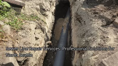 Sewer Line Repair Services: Professional Solutions for North Seattle Sewer Line Repair Services: Professional Solutions for North Seattle