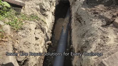 Sewer Line Repair Solutions for Every Challenge Sewer Line Repair Solutions for Every Challenge