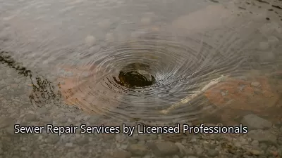 Sewer Repair Services by Licensed Professionals Sewer Repair Services by Licensed Professionals