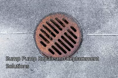 Sump Pump Repair and Replacement Solutions Sump Pump Repair and Replacement Solutions