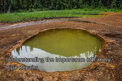 Understanding the Importance of Timely Pipe Repairs Understanding the Importance of Timely Pipe Repairs