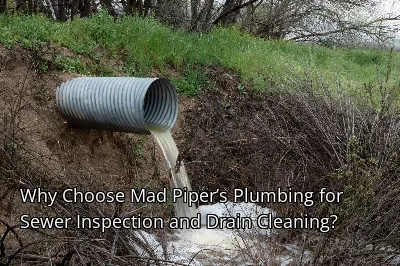 Why Choose Mad Piper’s Plumbing for Sewer Inspection and Drain Cleaning? Why Choose Mad Piper’s Plumbing for Sewer Inspection and Drain Cleaning?