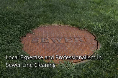 Local Expertise and Professionalism in Sewer Line Cleaning Local Expertise and Professionalism in Sewer Line Cleaning