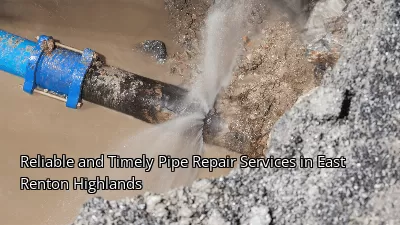 Reliable and Timely Pipe Repair Services in East Renton Highlands