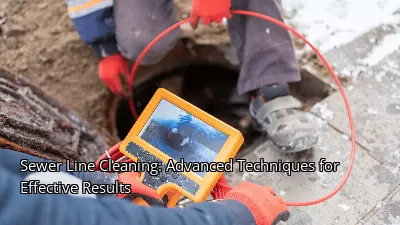 Sewer Line Cleaning: Advanced Techniques for Effective Results