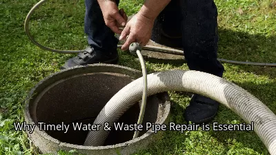 Why Timely Water & Waste Pipe Repair is Essential